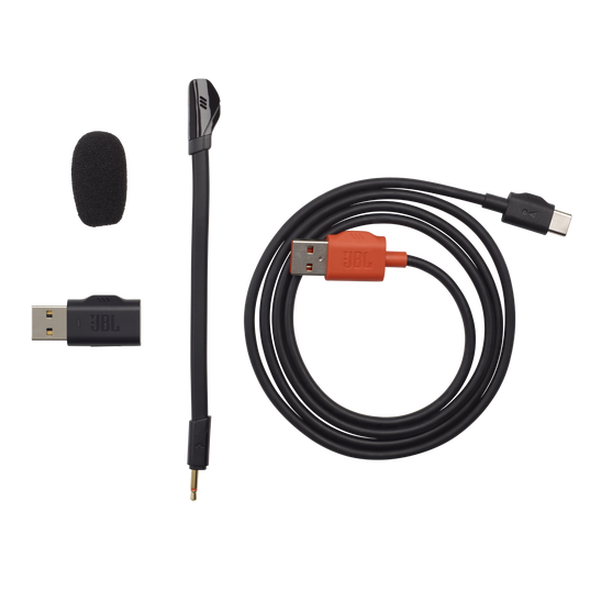 JBL Free WFH Wireless - Black - Wireless over-ear headset with detachable mic - Detailshot 3